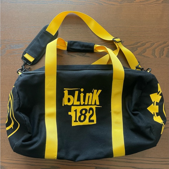 Blink 182 Hard At Work Tote Duffle Bag 2023 Tour Exclusive